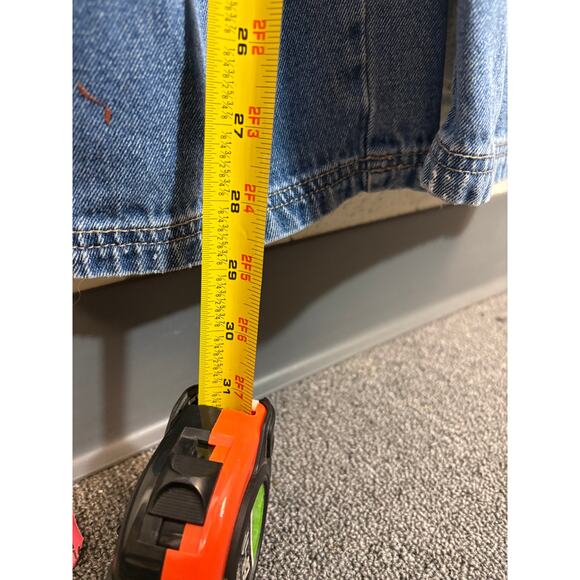 VINTAGE 90s Adriana Sport Overalls Womens Medium Blue Denim Painter Dungarees - Picture 5 of 6